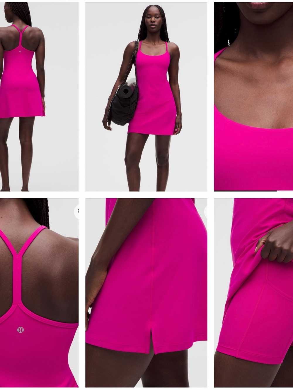 lululemon athletica Hot Pink Active Tank Dress